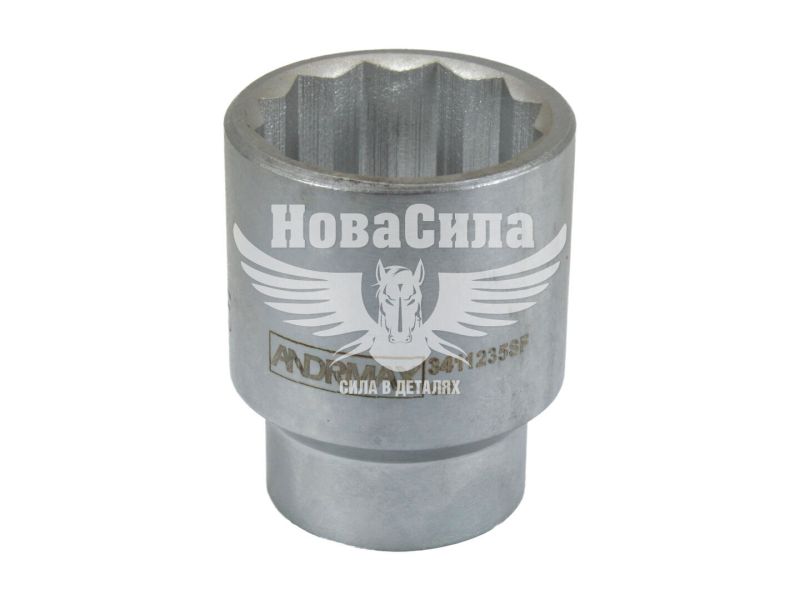 Головка торцева низька дванадцятигранна 3/4 35мм. (Andrmax) (3411235SF)