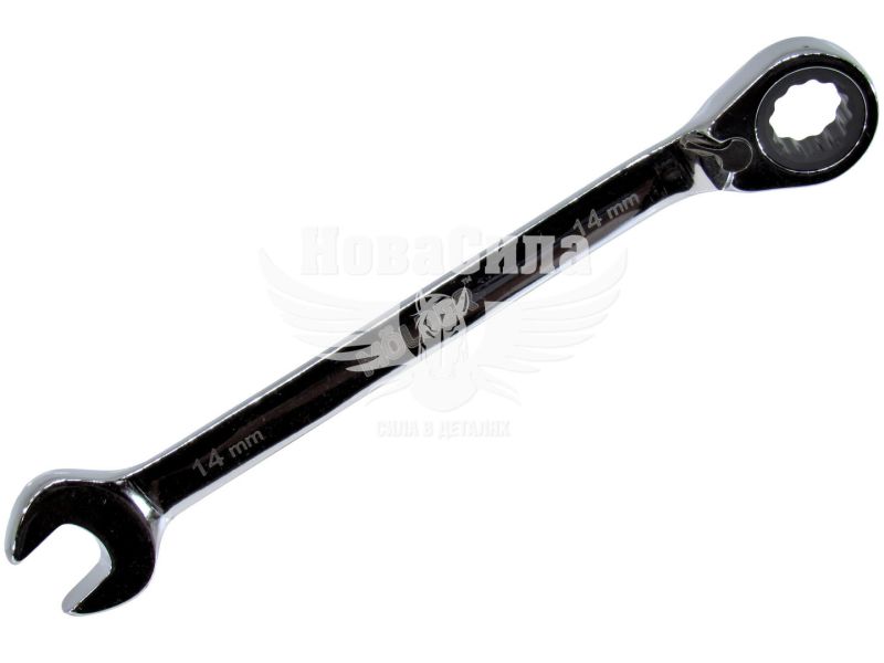Ключ ріжково-накидний 14мм. з тріщоткою та реверсом (Molder Tools) (MT59014)
