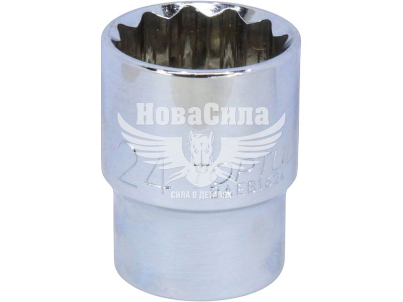 Головка торцева низька дванадцятигранна 1/2 24мм. (Toptul) (BAEB1624)
