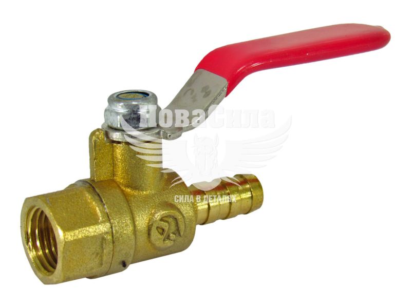 Кран шаровий повітряний з внутр. різьб. 1/4 на шланг 8мм. (Intertool) (PT-1887)