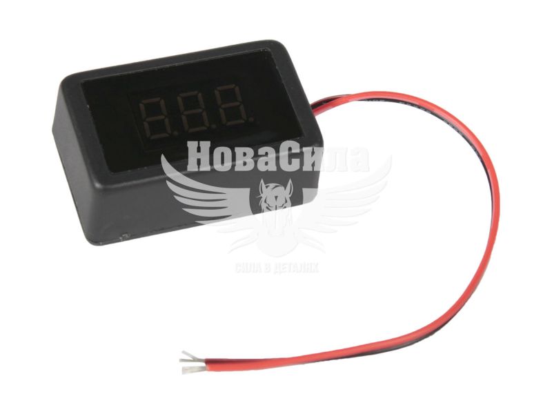 Вольтметр з проводом 6-12-24V (Зоря) (21763)