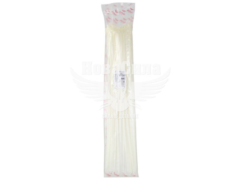 Хомут пластиковий білий 4,6х400 (Vortex) (уп. 100шт.) (W-46400-VX)
