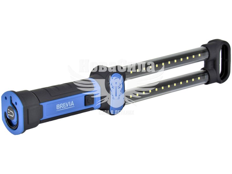 Лампа переносна інспекційна (Brevia) LED 24SMD, 40см, 400lm, 2000mAh, microUSB (11370)