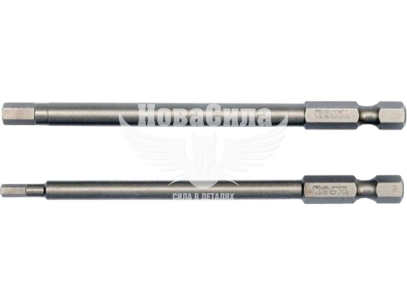 Набір насадок викруткових (Yato) 5мм. 1/4 L-100. 2шт. (YT-0494)