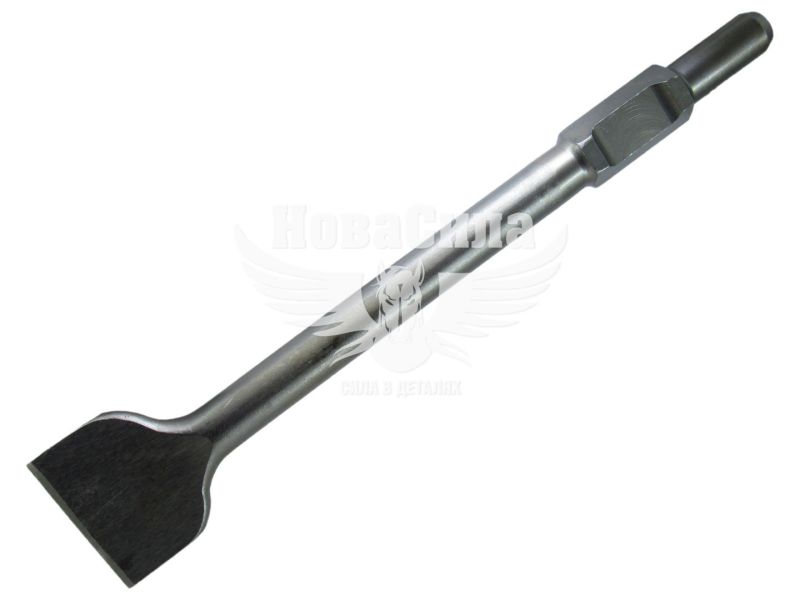 Зубило по камню (Intertool) HEX 30х410х75мм. (SD-0463)