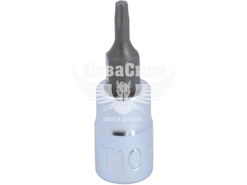 Головка торцева з бітою TORX 1/4 T10 (Toptul) (37мм.) (BCFA0810)