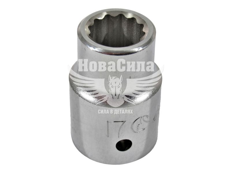 Головка торцева низька дванадцятигранна 3/4 17мм. (Hans) (6402М17)