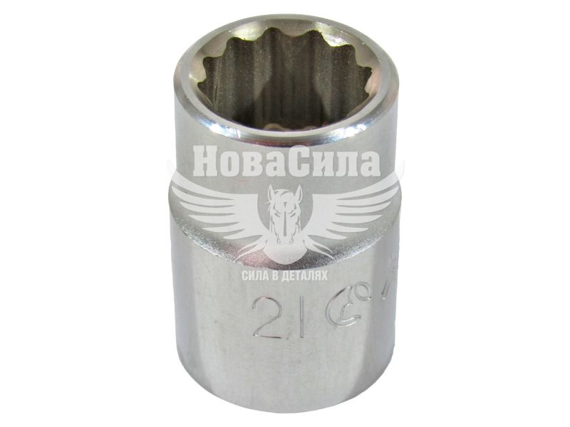 Головка торцева низька дванадцятигранна 3/4 21мм. (Hans) (6402М21)