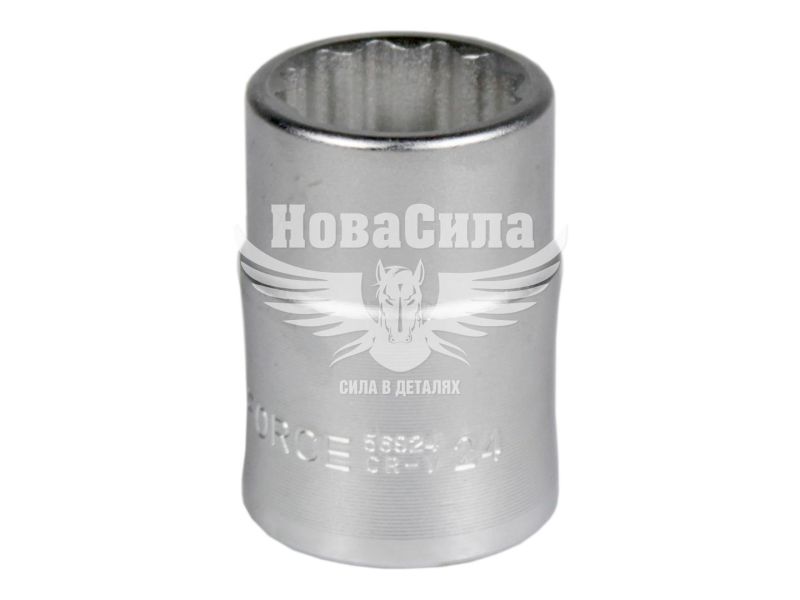 Головка торцева низька дванадцятигранна 3/4 24мм. (Force) (56924)