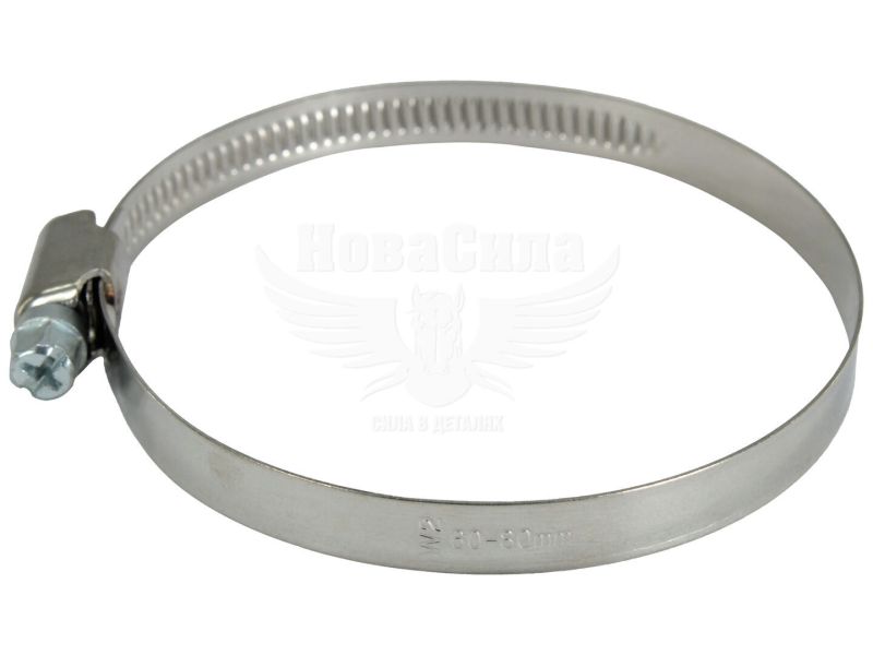 Хомут патрубка 60х80 нерж. (Molder) (уп. 25шт.) (MA40080)