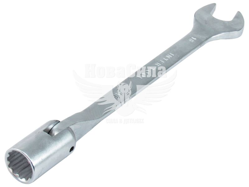 Ключ ріжково-карданний 18мм. (Intertool) (XT-1418)