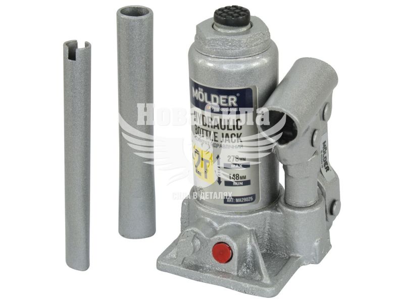 Домкрат гідравлічний 2т. (Molder) пластм. упак. (вис. під. 278мм.) (MA29025)