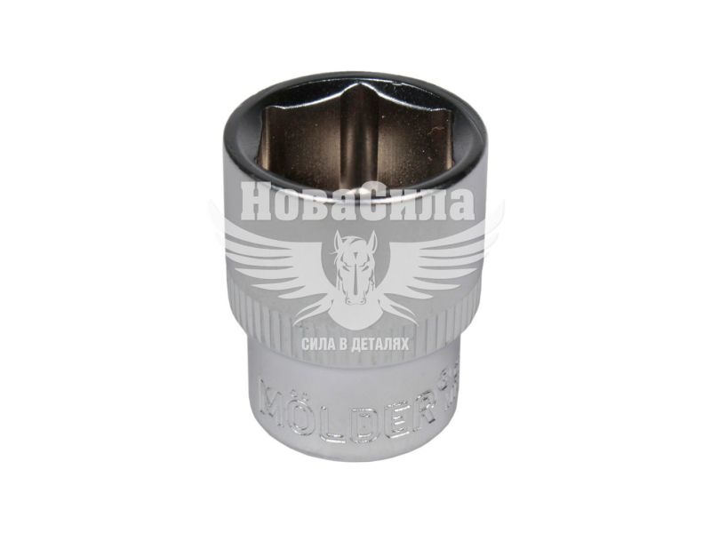 Головка торцева низька шестигранна 1/4 14мм. (Molder Tools) (MT64014)
