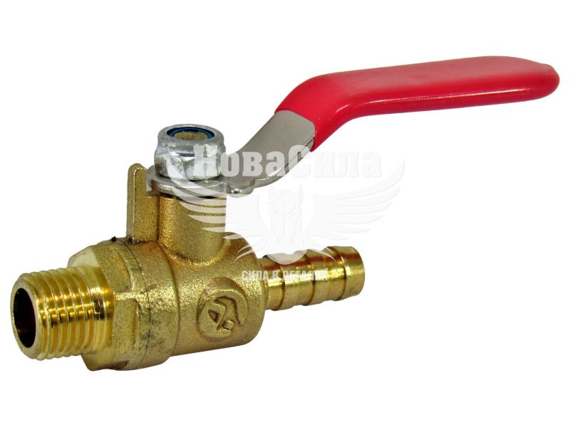 Кран шаровий повітряний з зовн. різьб. 1/4-1/4мм. (Intertool) (PT-1882)