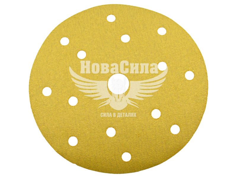 Наждачний папір (SOLL) P_0120 150мм. (круг 15отв. на липучку) (SPD15015-0120)
