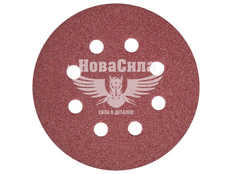 Наждачний папір (TITAN Abrasive) P_0100 125мм. (круг 8отв. на липучку) (ТА125101008)