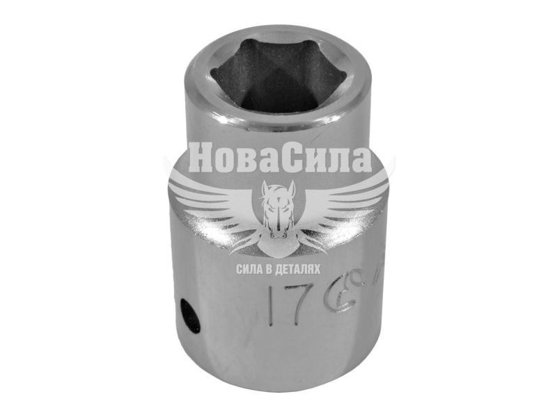 Головка торцева низька шестигранна 3/4 17мм. (Hans) (6400M17)