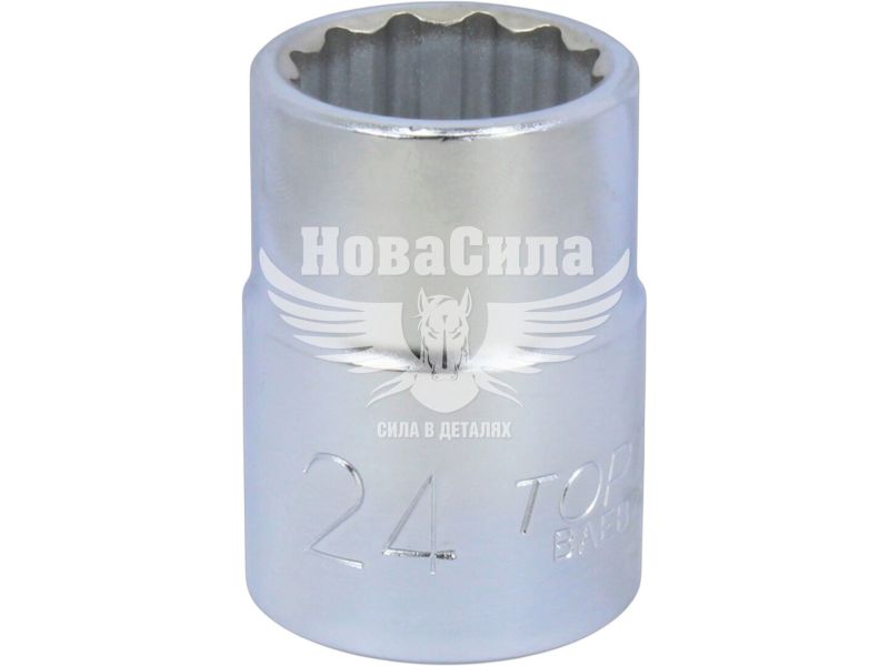 Головка торцева низька дванадцятигранна 3/4 24мм. (Toptul) (BAEB2424)
