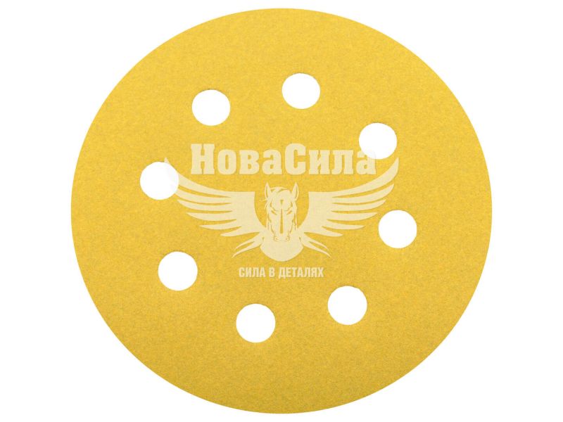 Наждачний папір (SOLL) P_0180 125мм. (круг 8отв. на липучку) (SPD12508-0180)