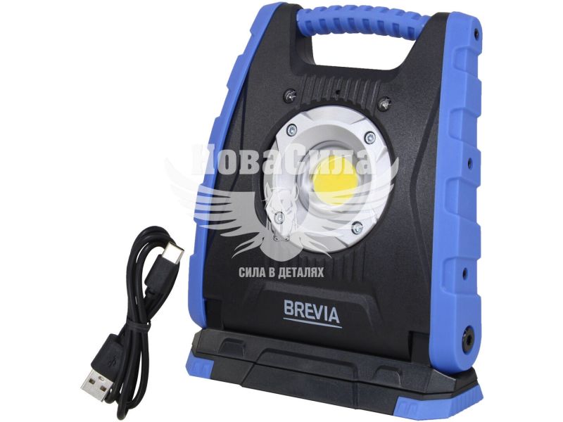 Лампа переносна інспекційна (Brevia) LED 10W COB, 1000lm, 4400mAh, датчик руху, Power Bank (Type-C) (11460)