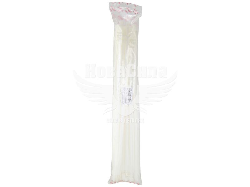 Хомут пластиковий білий 8,0х400 (Vortex) (уп. 100шт.) (W-8400-VX)