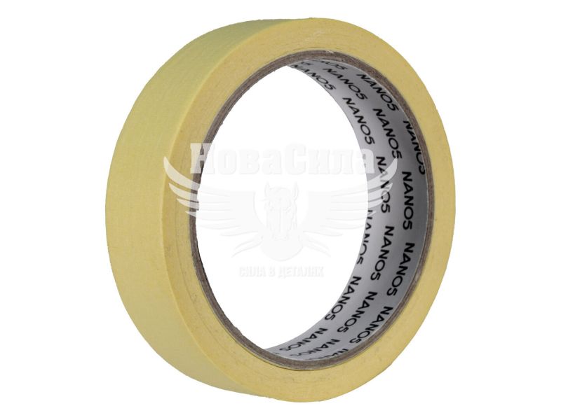 Скотч малярний 24мм.х 20м. 80* жовтий (NANO5) (N50005)