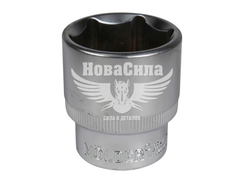 Головка торцева низька шестигранна 1/2 30мм. (Molder Tools) (MT62030)