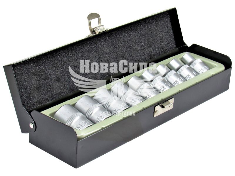 Набір торцевих головок TORX (Intertool) 9 предметів 1/2 (ET-6014)