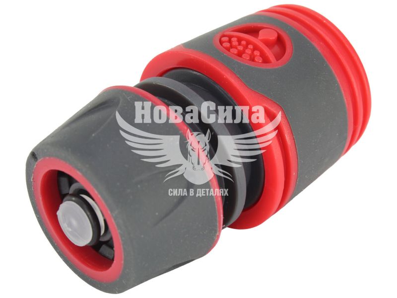 Конектор 1/2 для шланга 1/2 (Intertool) (з аквастопом) (GE-1119)