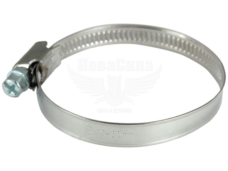 Хомут патрубка 40х60 нерж. (Molder) (уп. 50шт.) (MA40060)