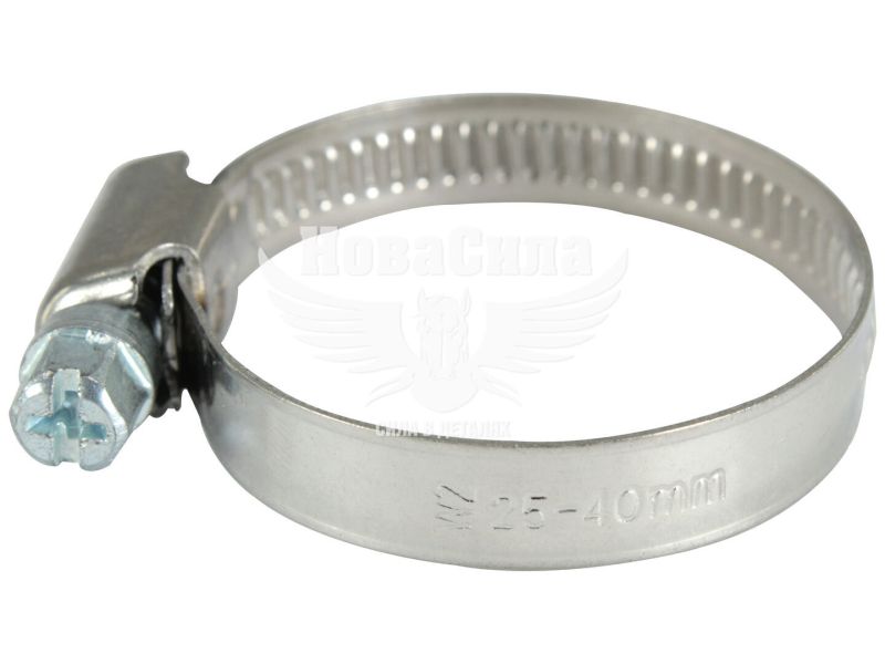 Хомут патрубка 25х40 нерж. (Molder) (уп. 100шт.) (MA40040)