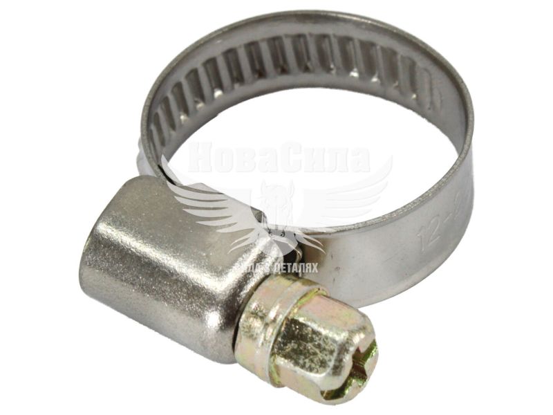Хомут патрубка 12х22 сталевий (Zollex) GT (уп. 100шт.)