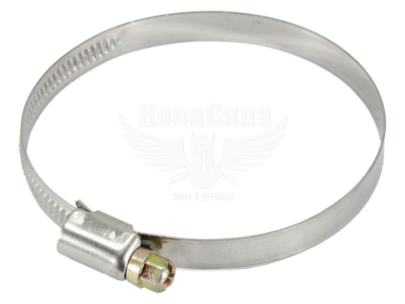 Хомут патрубка 60х80 сталевий (Zollex) GT (уп. 50шт.)