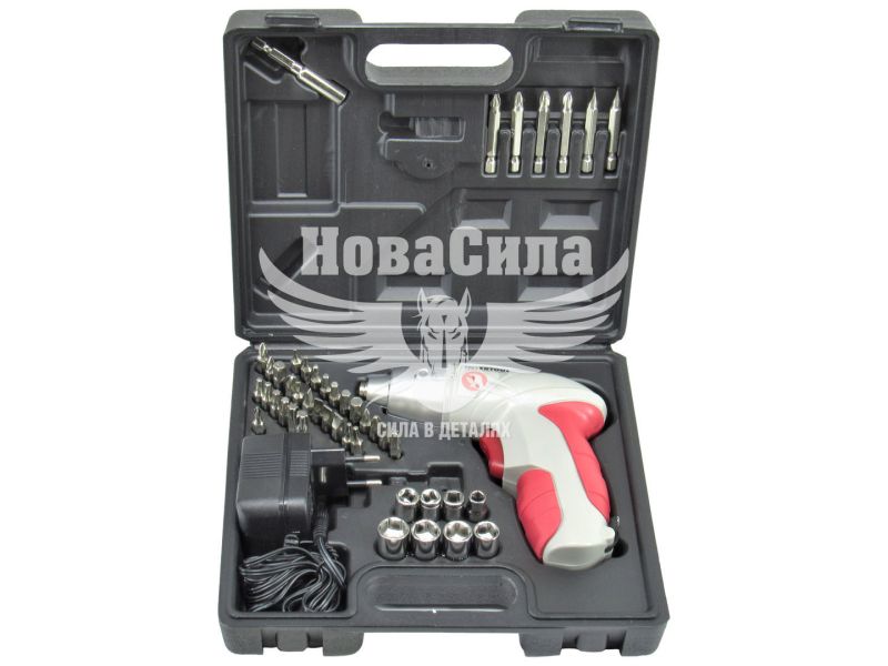 Шуруповерт акумуляторний (Intertool) 3.6V. 180об/хв. 600мАч. (DT-0301)
