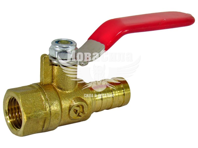 Кран шаровий повітряний з внутр. різьб. 1/4 на шланг 12мм. (Intertool) (PT-1891)