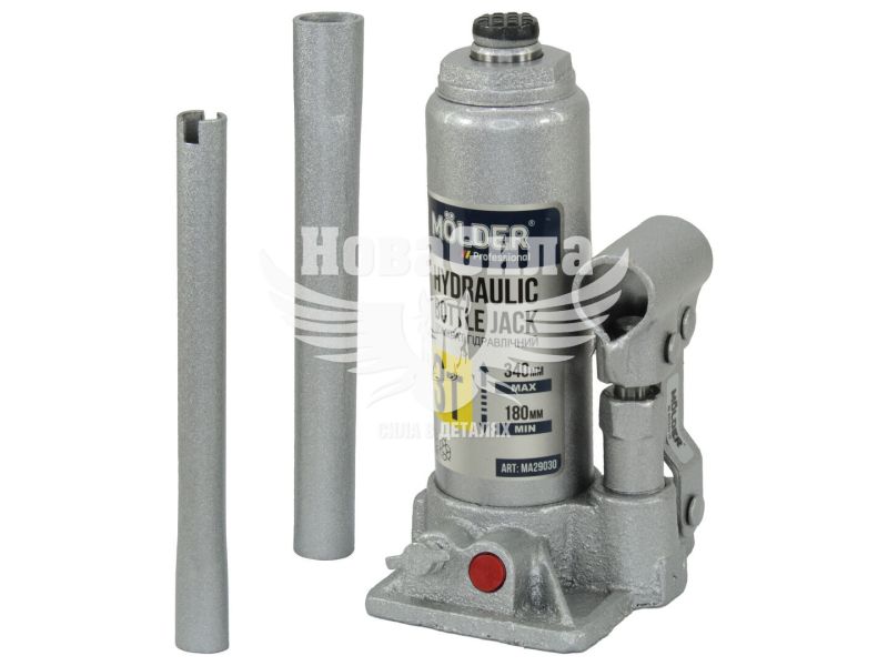 Домкрат гідравлічний 3т. (Molder) (вис. під. 340мм.) (MA29030)