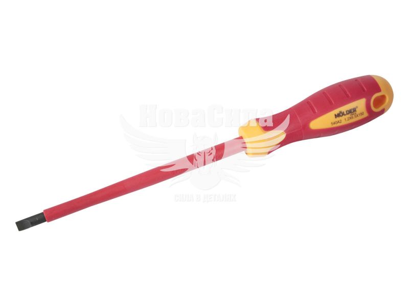 Викрутка (Molder Tools) - (SL6,5х150мм.) діелектрична VDE 1000 В (MT35006)
