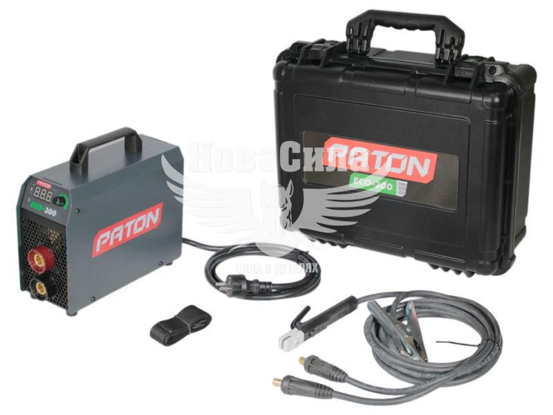 Зварювальний апарат (PATON) ECO-200-C +кейс (220-230В, 5,5кВт, 25-200А) (4001374)