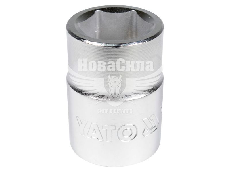 Головка торцева низька шестигранна 3/4 23мм. (Yato) (YT-1304)
