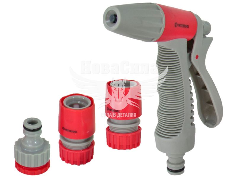 Пістолет для полива (Intertool) з конекторами (GE-0016)