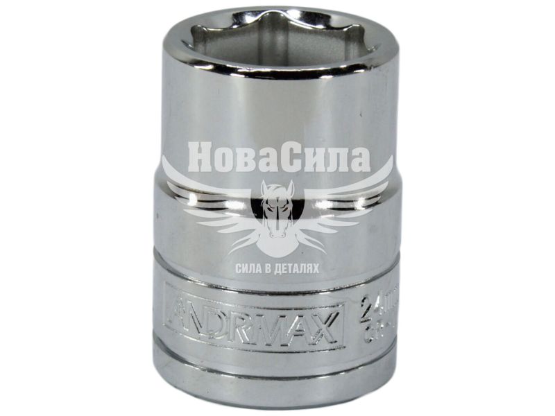 Головка торцева низька шестигранна 3/4 24мм. (Andrmax) (3410624M)