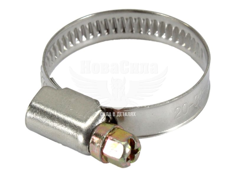 Хомут патрубка 20х32 сталевий (Zollex) GT (уп. 100шт.)