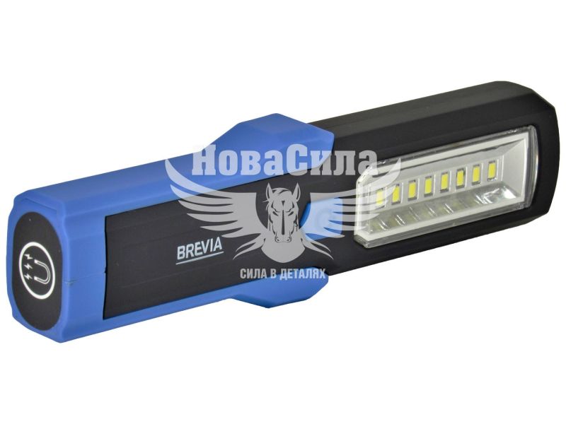 Лампа переносная инспекционная (Brevia) LED 8SMD+1W 300lm, 3xAA (11310)