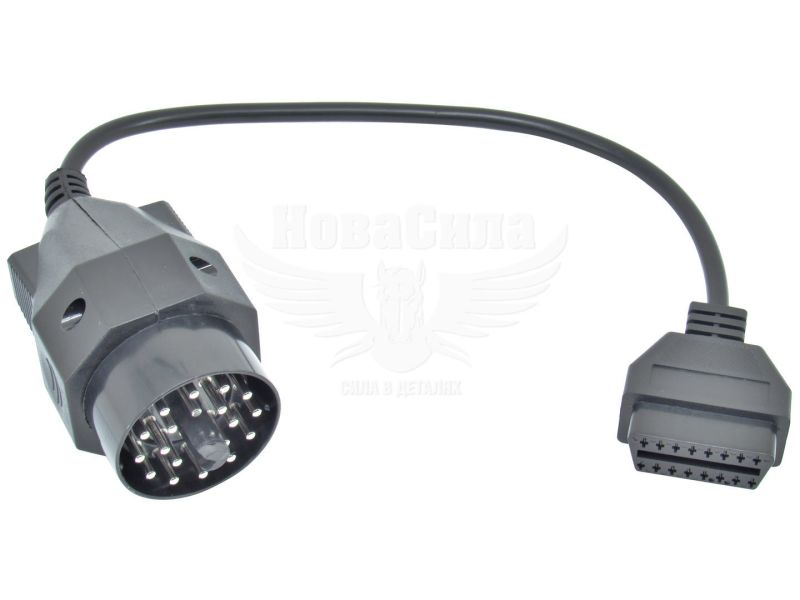 Адаптер (перехідник) підключення сканерів з OBD2 16pin мама на BMW 20pin папа (КНР) (HS114-429)