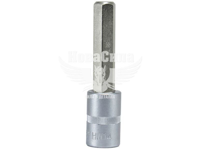 Головка торцева з бітою HEX 1/2 М14 (Yato) (100мм.) (YT-04397)