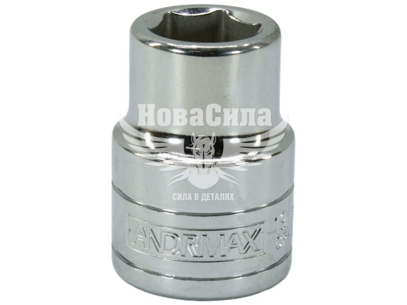 Головка торцева низька шестигранна 3/4 19мм. (Andrmax) (3410619M)