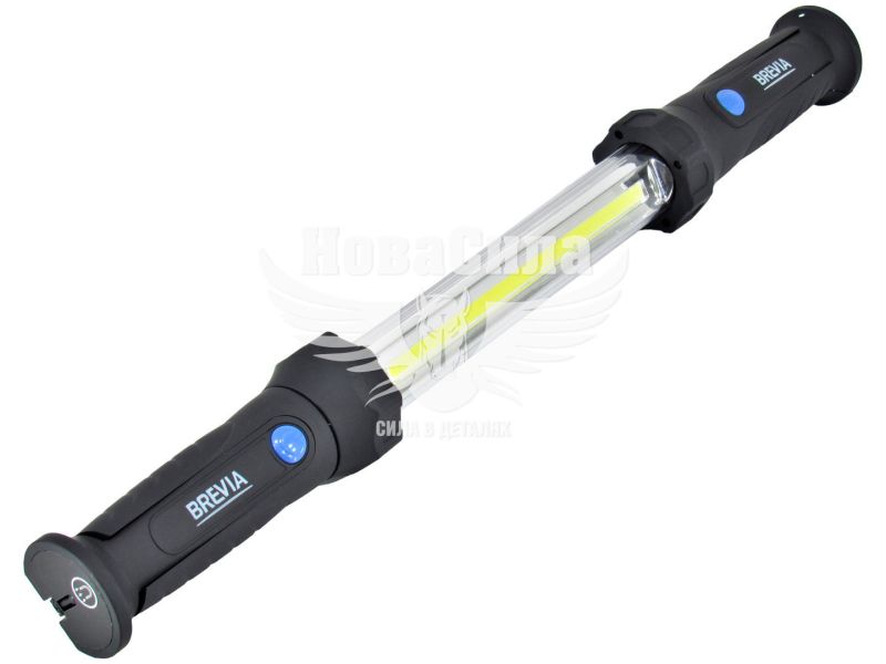 Лампа переносна інспекційна (Brevia) LED 8W COB, 800lm, 2200mAh, Power Bank (11420)