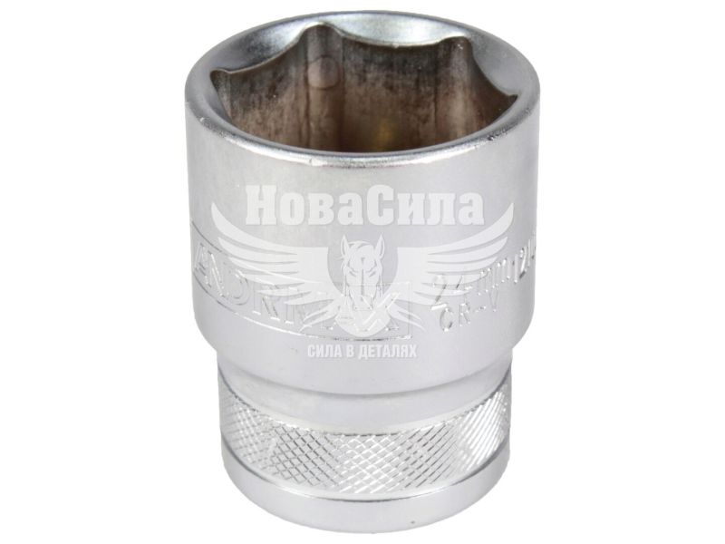 Головка торцева низька шестигранна 1/2 24мм. (Andrmax) (1210624)