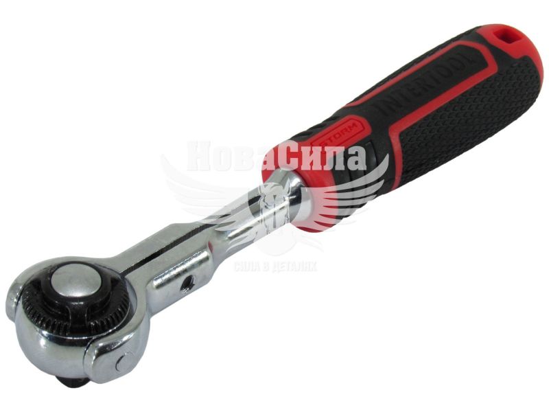 Ключ тріщотка 1/4 (Intertool) з обертовою головкою (72зуба) (ET-8007)