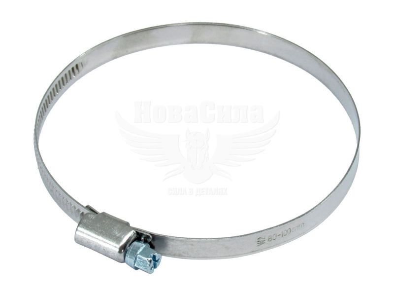 Хомут патрубка 80х100 нерж. (Profi) (уп. 25шт.) (080-100/W2)